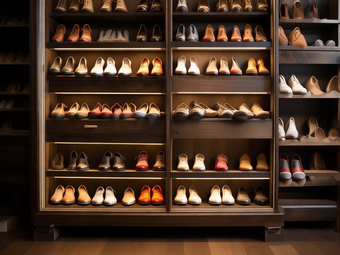 鞋柜灯光设计，点亮家居收纳美学