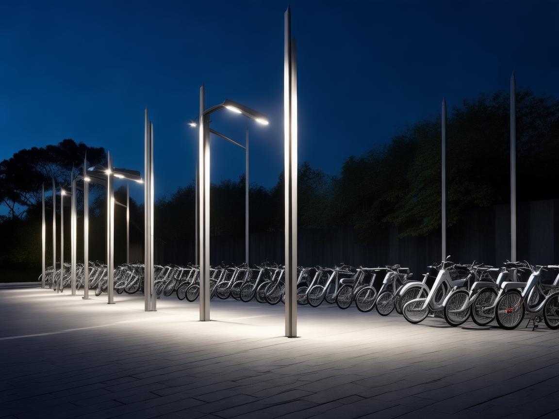 非机动车停车场灯光设计，点亮安全与便捷