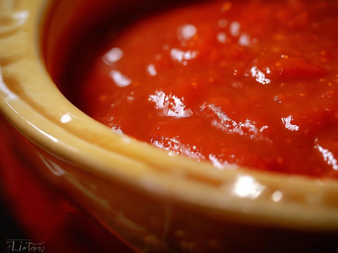 用灯光调出番茄酱的诱人色泽