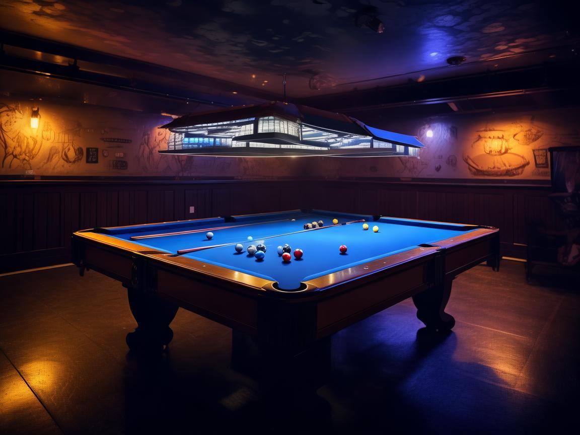 台球厅灯光设计，点亮击球激情
