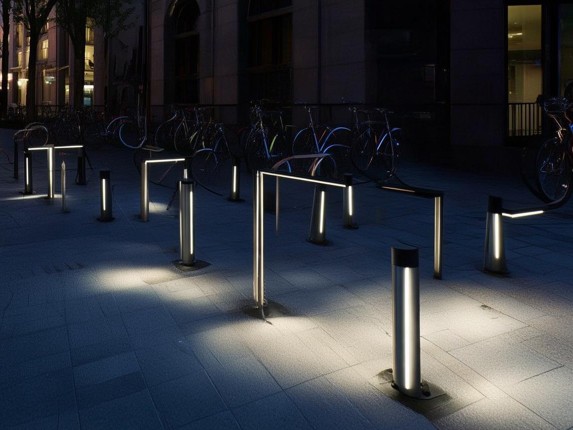 共享单车停车区灯光设计，点亮便捷出行角落