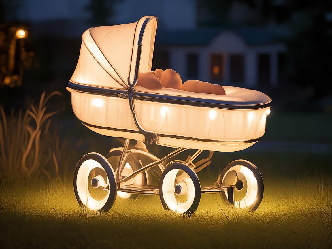 婴儿车灯光设计，呵护宝宝出行每一刻