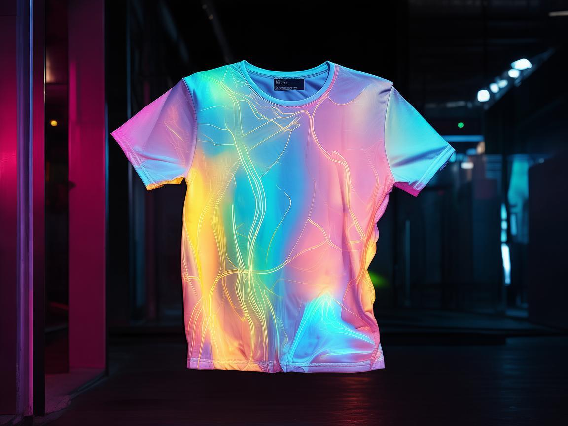 点亮 T 恤，独特灯光下的时尚魅力