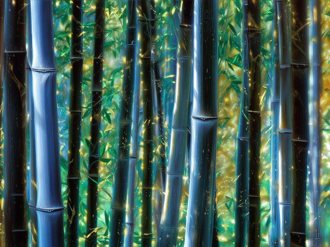 以光绘影，雕琢山竹奇幻之境