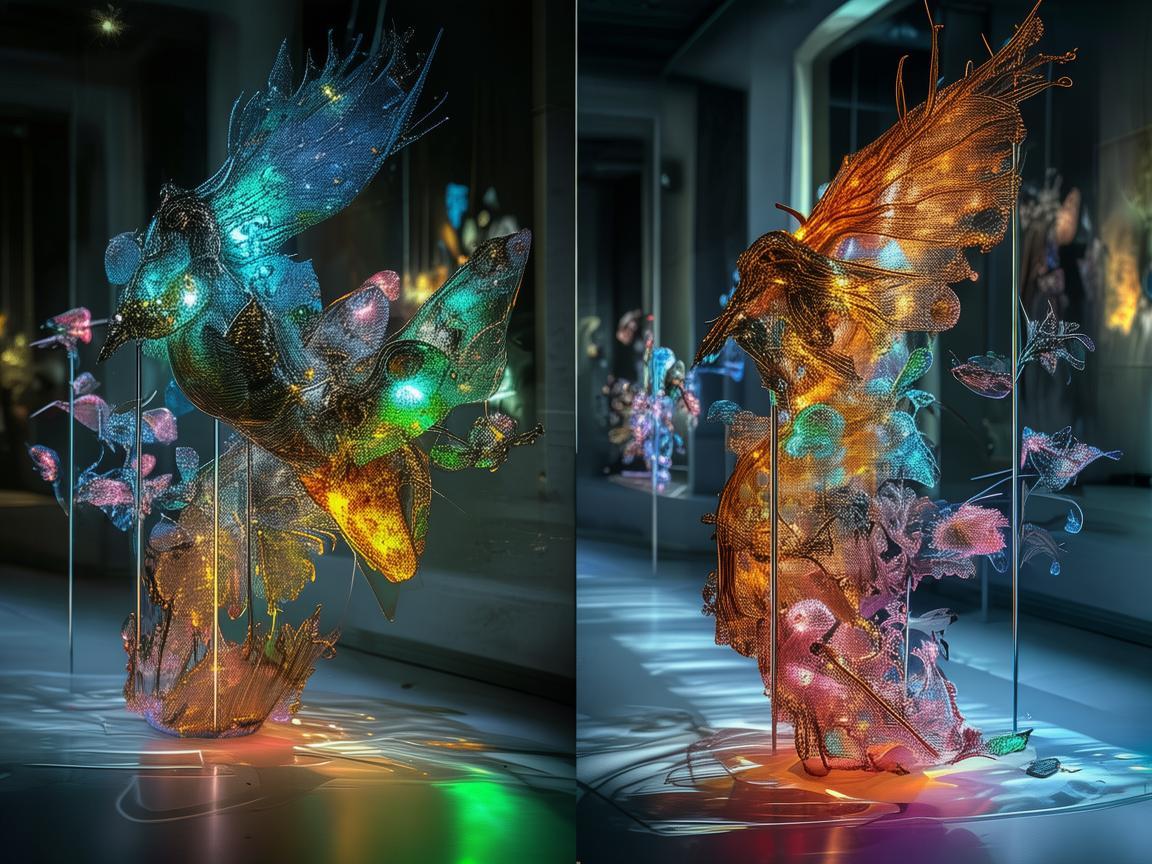 灯光艺术与动物学的奇妙交织